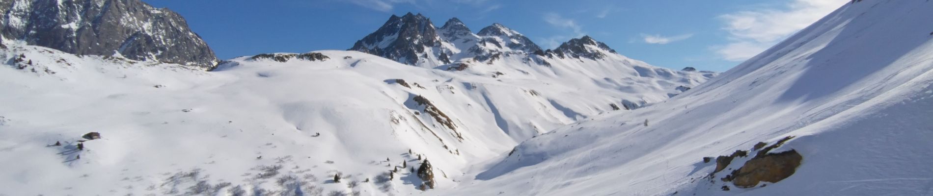 Trail Touring skiing Modane - pointe des sarrasins - Photo