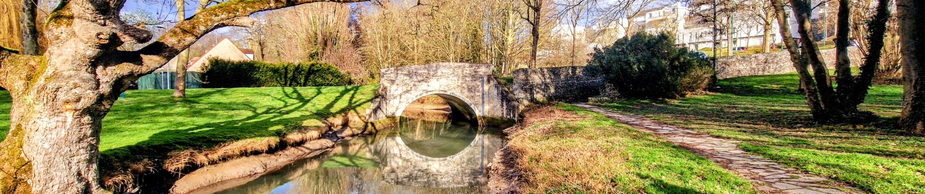 Tour Wandern Vert - Les lavoirs du Mantois - Version étendue - Photo