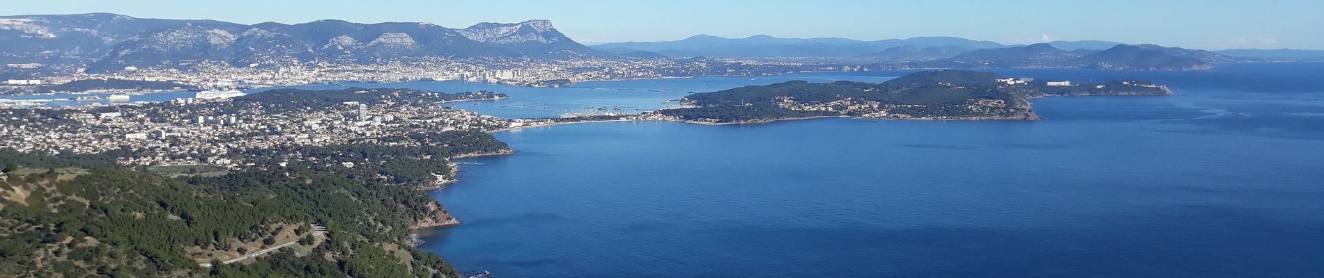 Excursión Senderismo La Seyne-sur-Mer - SityTrail - ND de Mai en boucle depuis route de la corniche varoise - Photo