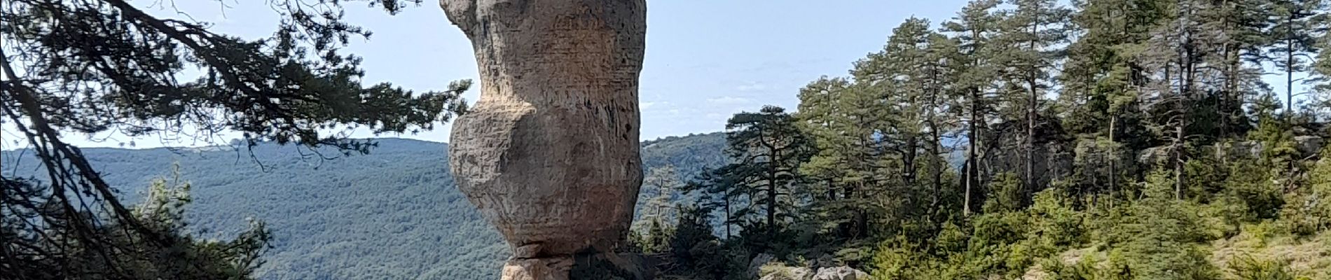 Tocht Stappen Le Rozier - Corniches de Mejean - Photo