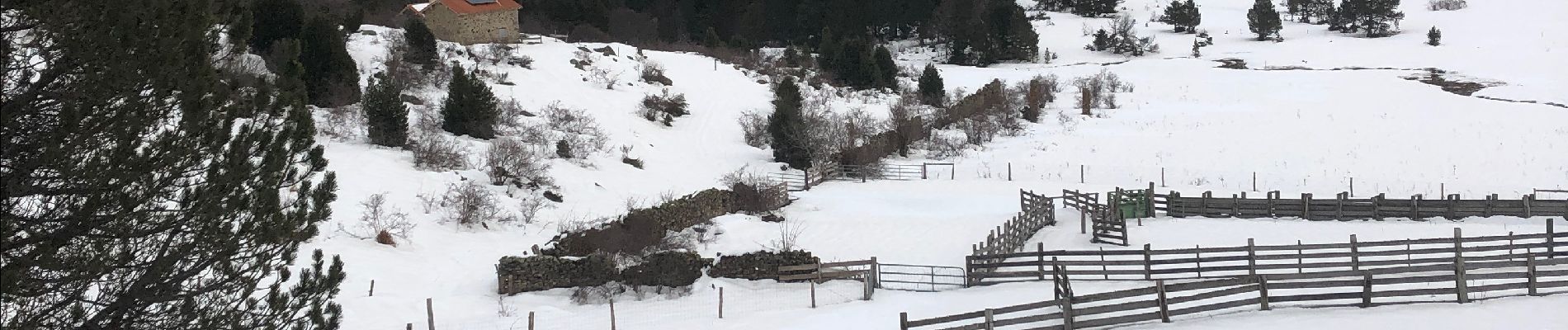 Randonnée Raquettes à neige Mosset - Au départ des « cinq sens » - Photo