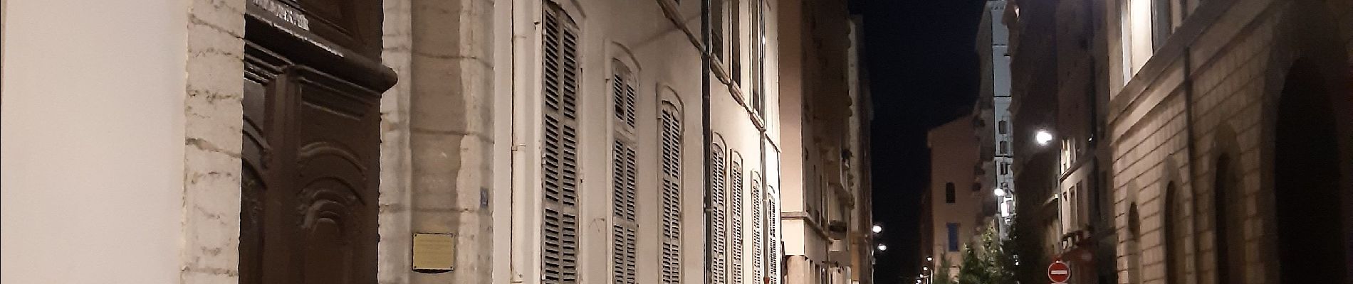 Randonnée Marche Lyon - petite visite nocturne de Lyon - Photo