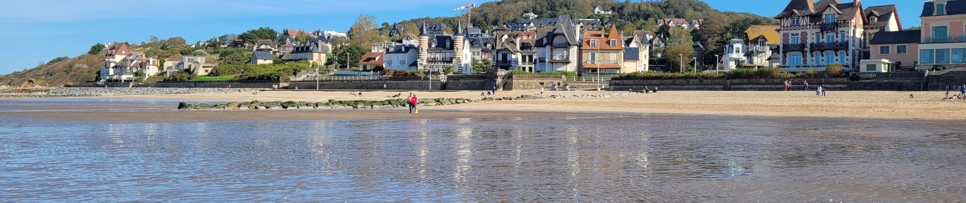 Excursión Senderismo Tourgéville - Combo rando et marche nordique à Deauville - Photo