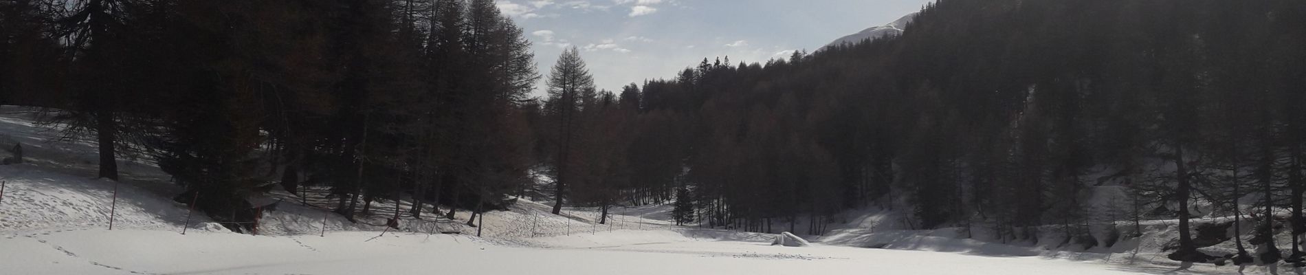 Randonnée Raquettes à neige Montricher-Albanne - Albanne - Prario -la Plagne - le Belvedere - Photo