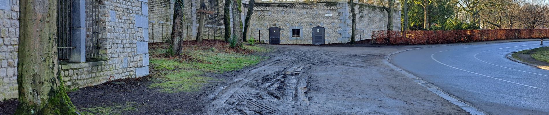 Excursión Senderismo Namur - citadelle tracé sur place par gps - Photo