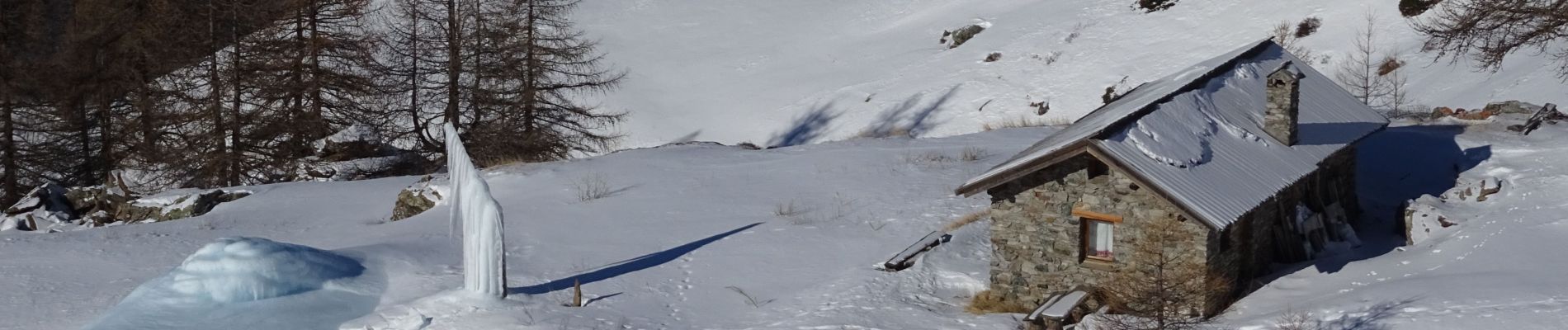 Tocht Sneeuwschoenen Saint-Véran - Saint-Véran - Refuge de la Blanche - Photo