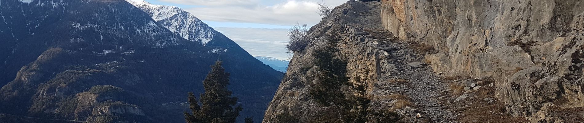 Excursión Esquí de fondo Méolans-Revel - Tête de Louis XVI - Photo