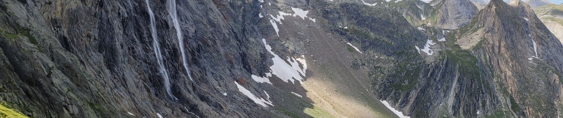 Randonnée Marche Pralognan-la-Vanoise - traversée des Fontanettes aux Prioux par le col du Grand marchet - Photo