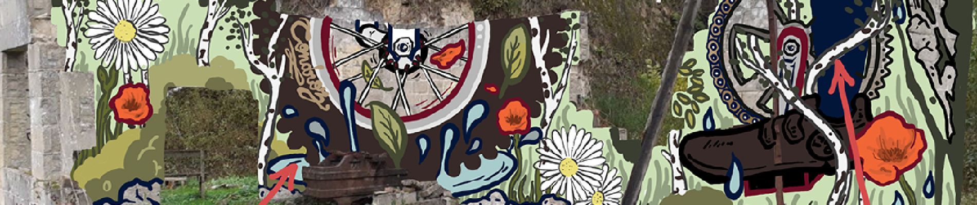 POI Gesves - Fresque murale 