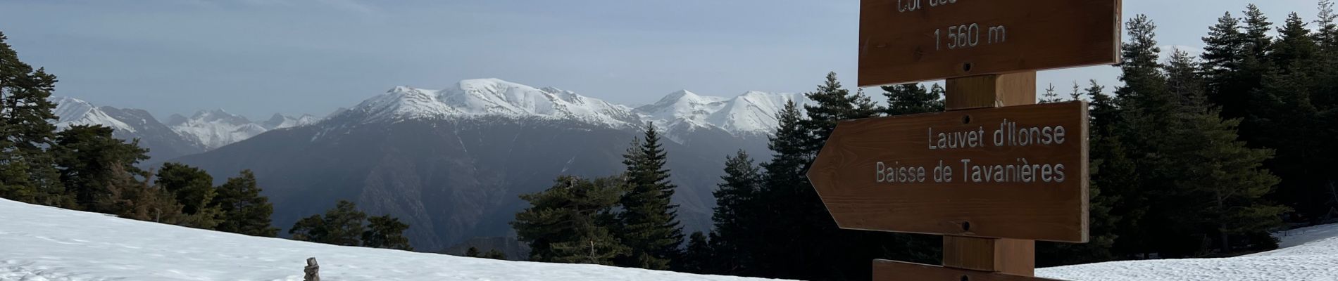 Randonnée Raquettes à neige Ilonse - Lauvet d’Ilonse - Photo