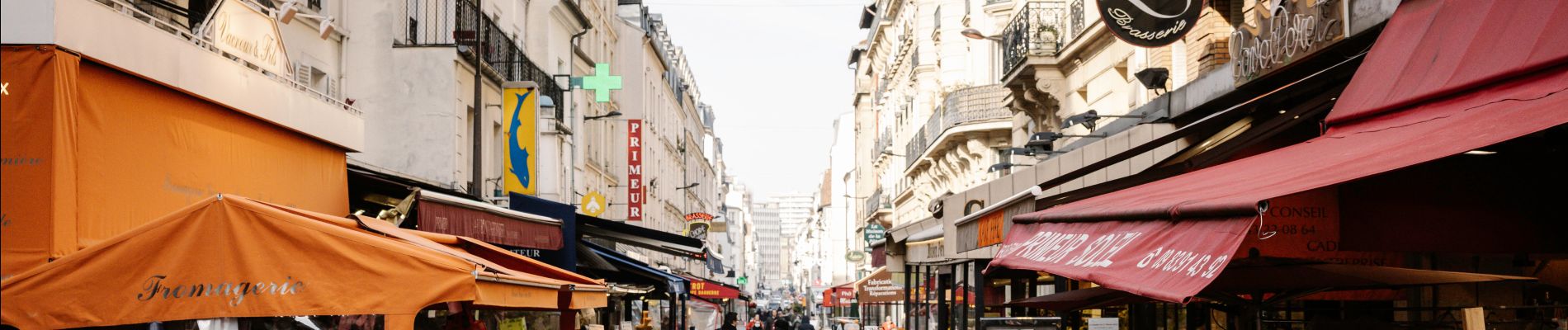 POI Parijs - Rue Daguerre, commerçante et animée - Photo