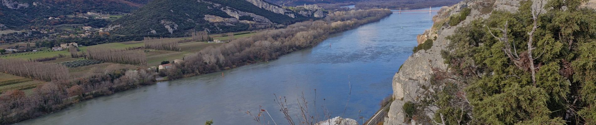 Randonnée Marche Donzère - Donzère et le défilé de Donzère 8km. - Photo