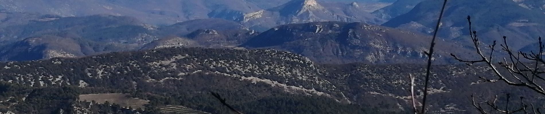 Tocht Stappen Venterol - crêtes de vaux - Photo