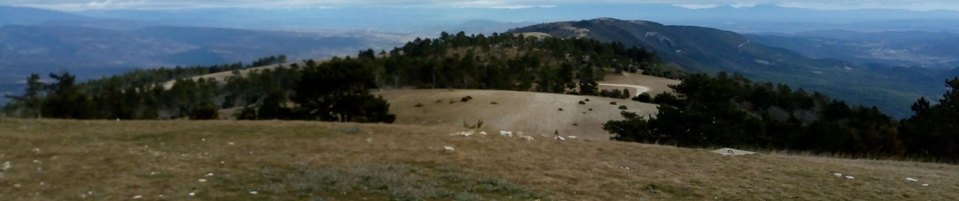 Tocht Mountainbike La Bastide-des-Jourdans - Crêtes du grand Lubéron Est-Ouest - Photo