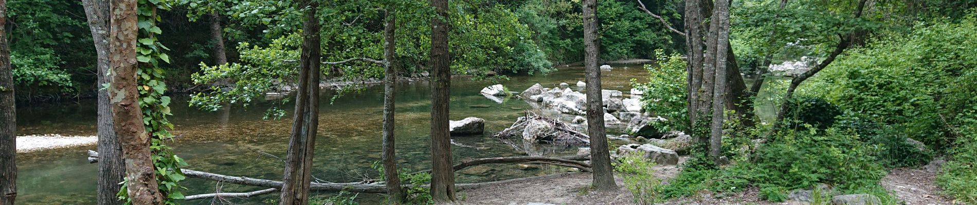 Tour Nordic Walking La Colle-sur-Loup - le long du Loup  - Photo