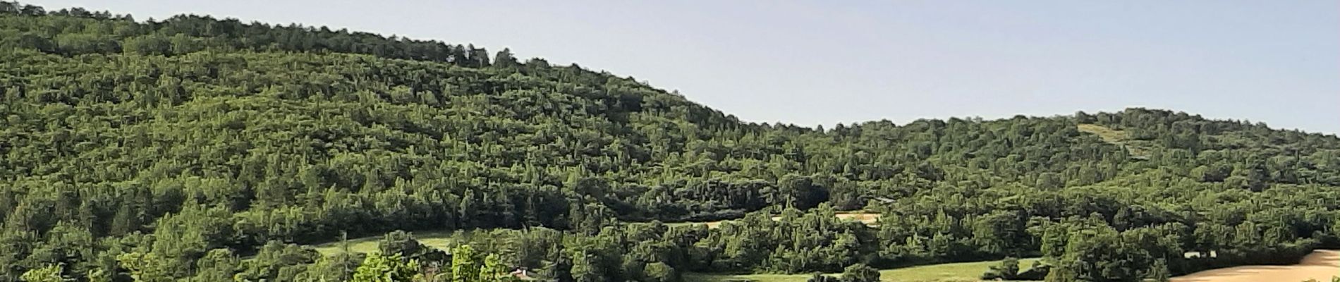 Percorso Marcia Villemus - lincel . Le gué du reculons.  Le prieuré d ardenne  - Photo