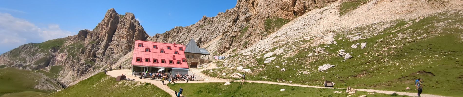 Randonnée Marche Kastelruth - Castelrotto - Seiser Alm - Refuge Tierser-Alpl - Photo