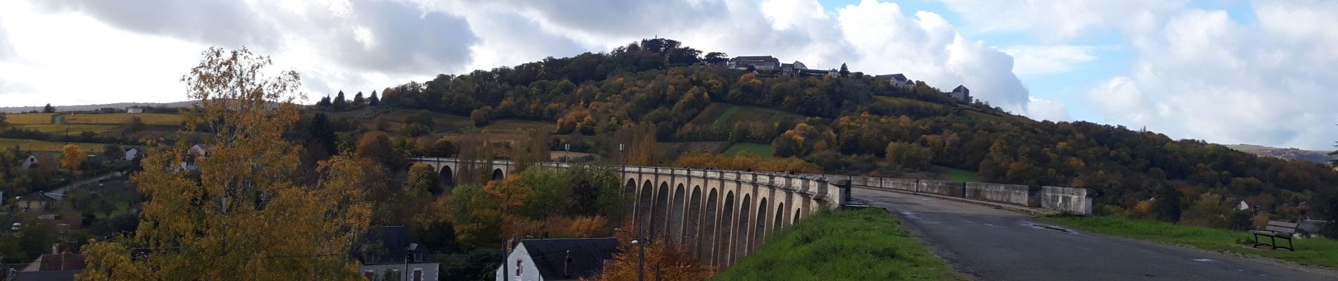 Excursión Marcha nórdica Saint-Satur - randonnée des 3 viaduc - Photo