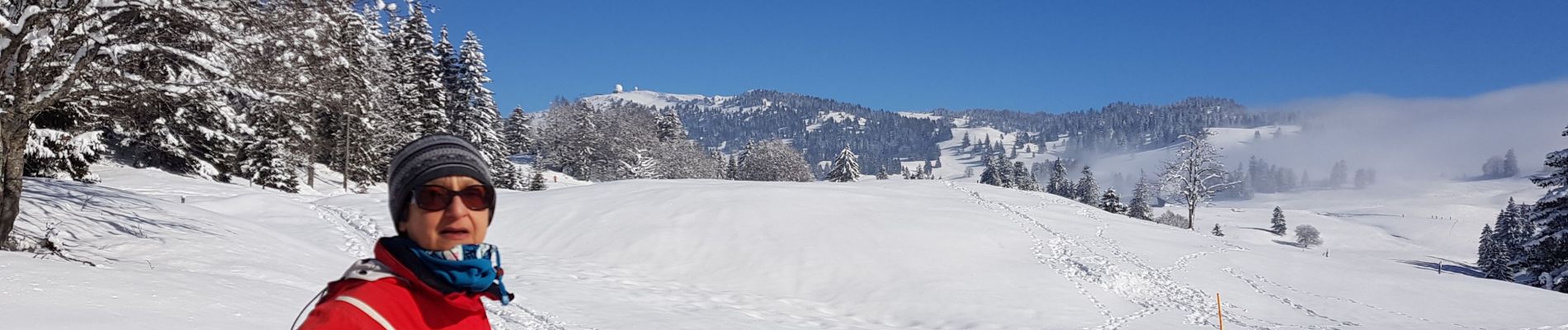 Trail Cross-country skiing La Rippe - germine - Photo