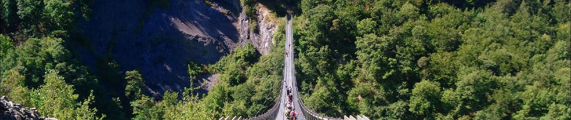 Tocht Stappen Treffort - Les deux passerelles Drac et Ebron - Photo