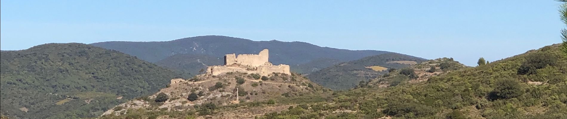 Excursión Senderismo Paziols - 27/10/2021 Paziols Château Aguilar - Photo