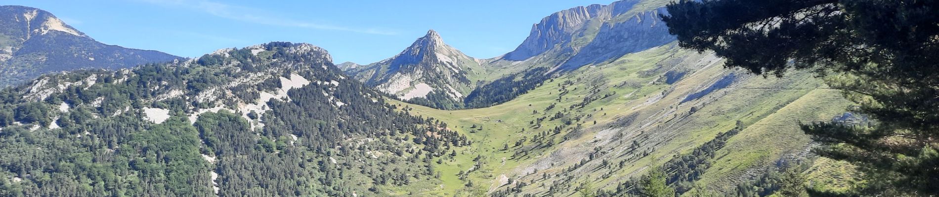 Tocht Stappen Glandage -  Le Joucou par Crête des Amousières Grimone12km - Photo