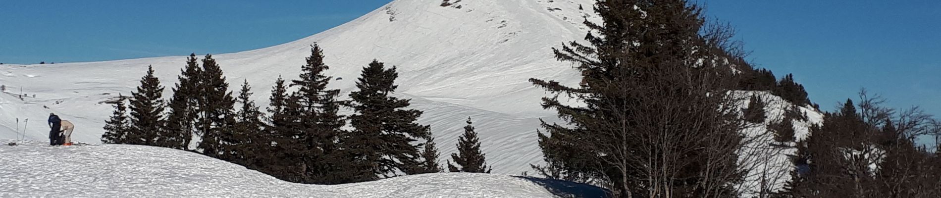 Tocht Sneeuwschoenen Sarcenas - Crêtes Mont Fromage Oratoire d'Orgeval en circuit - Photo