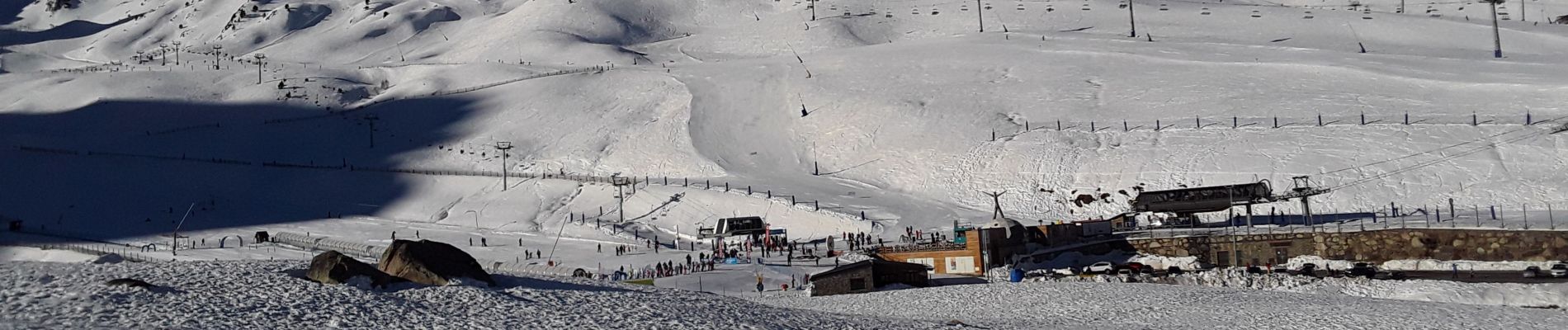 Percorso Racchette da neve Porta - Pas de la Case côté France variante 4 - Photo