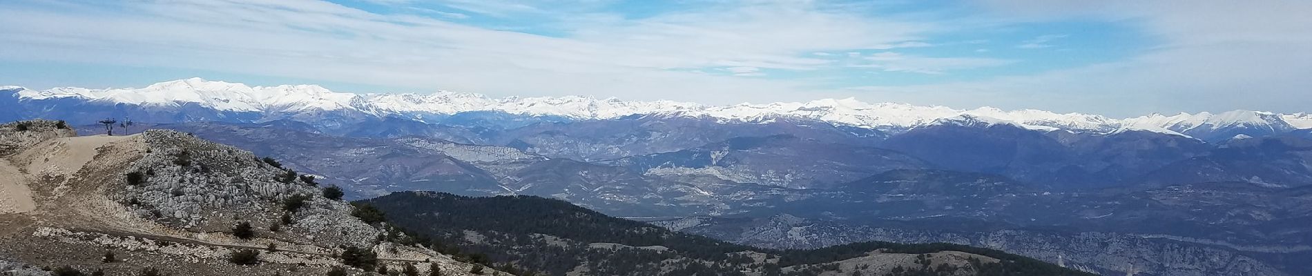 Excursión Senderismo Gréolières - Cime et crêtes du Cheiron (1778m)  - Photo