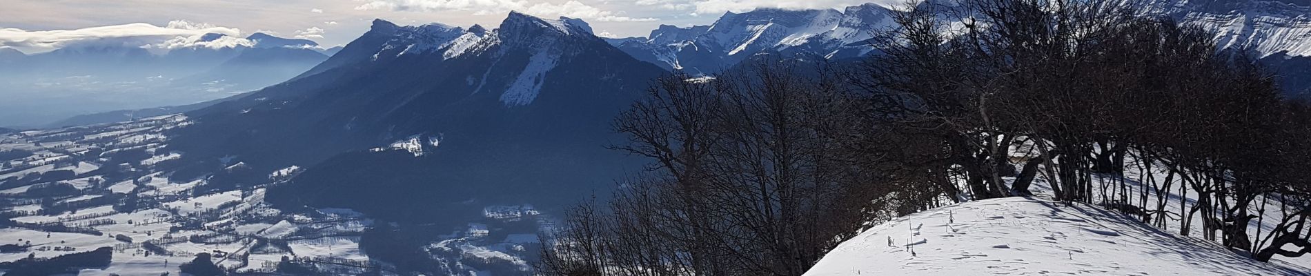 Excursión Raquetas de nieve Château-Bernard - Les Crêtes de La Ferrière - Photo