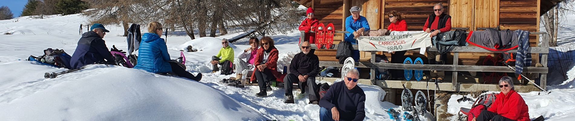 Excursión Raquetas de nieve Roubion - PIN POURRI - Photo