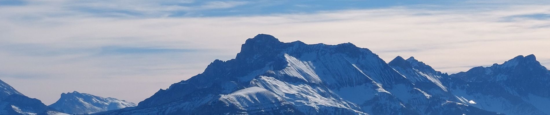 Tour Schneeschuhwandern Susville - les Merlins - Photo