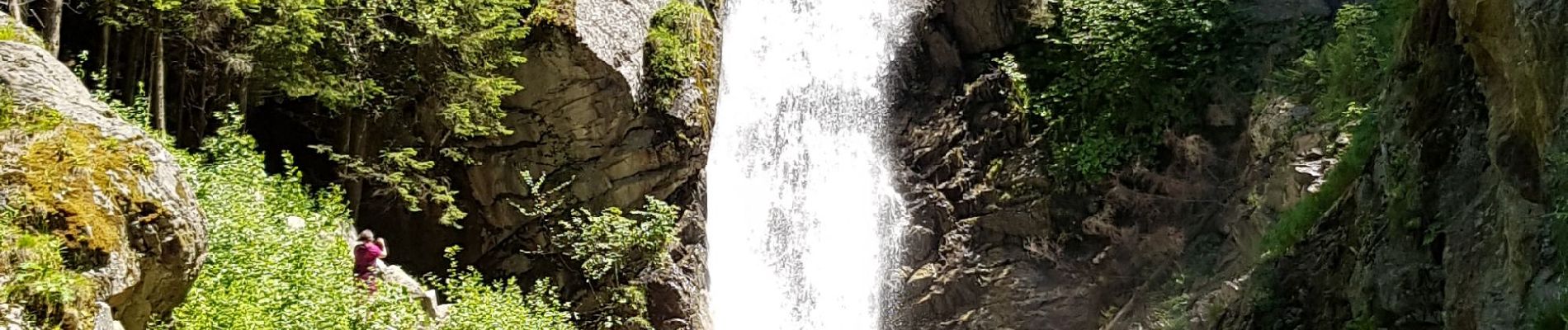 Tour Wandern Chamonix-Mont-Blanc - la cascade du Dard à gare de Chamonix  - Photo