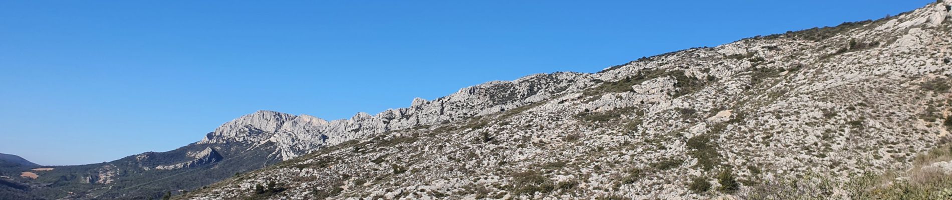 Randonnée Marche Puyloubier - 2023-02-03 Sainte Victoire - Le Pic des Mouches - Photo