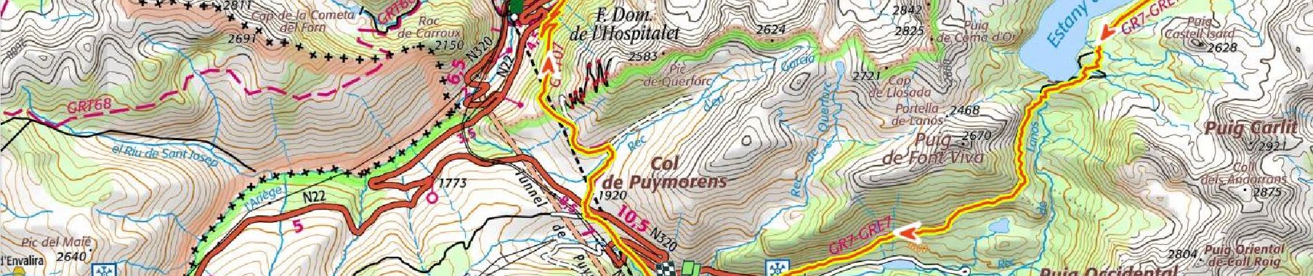 Excursión Senderismo Porté-Puymorens - L'étang de Lanous par le lac et le refuge des Bésines - Photo