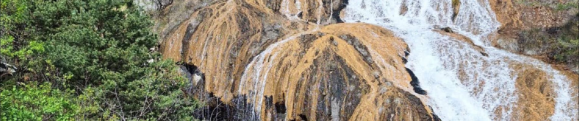 Tocht Stappen Le Lauzet-Ubaye - Les Cascades de Costeplane - Photo