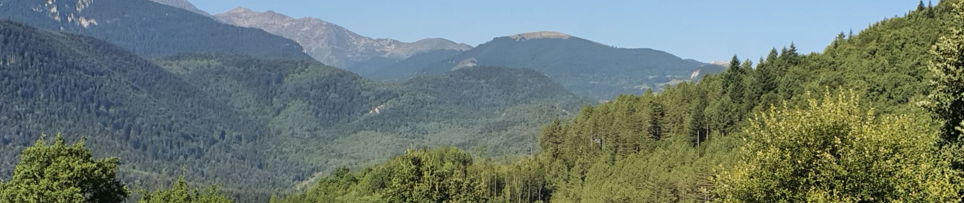 Tocht Stappen Fougax-et-Barrineuf - cols du figuier et de Ballussou et croix de Morenci depuis Fougax 09 - Photo