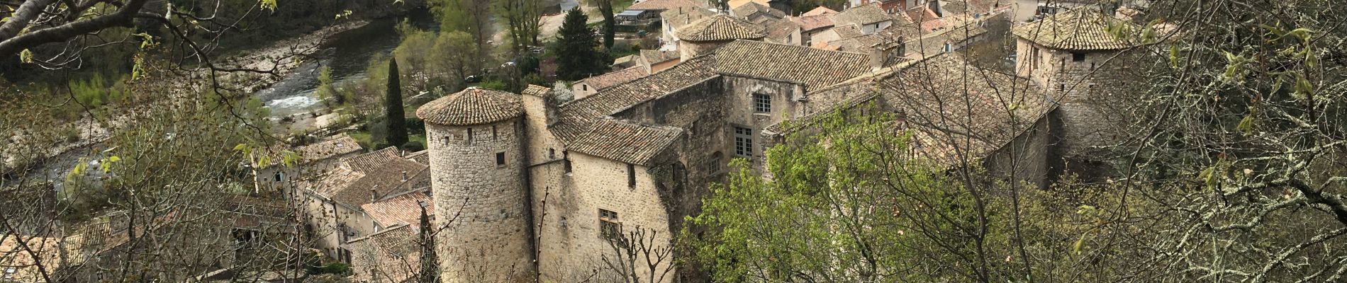 Tocht Stappen Vogüé - Voguë - Serre Bastel – Les Chazes - Photo