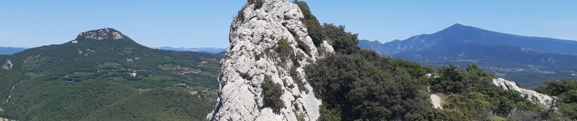 Percorso Marcia Gigondas - Crêtes Sarrazines - Photo