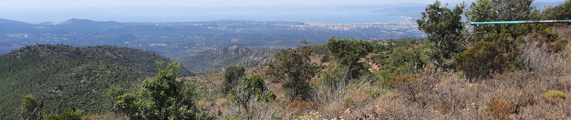 Tour Nordic Walking Fréjus - mont de l'Aigre  - Photo