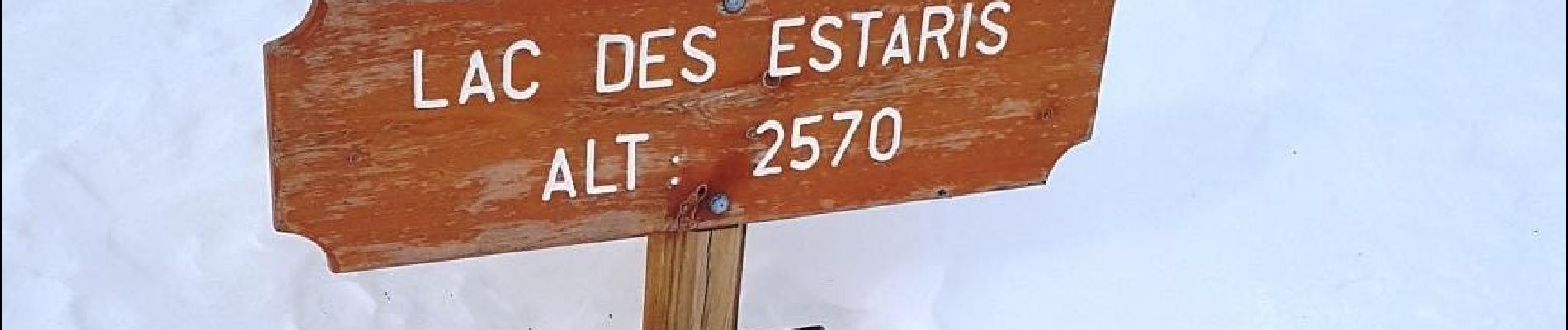 Randonnée Raquettes à neige Orcières - Orcieres Merlette - Montée Raquettes au Grand Lac des Estaris  - Photo