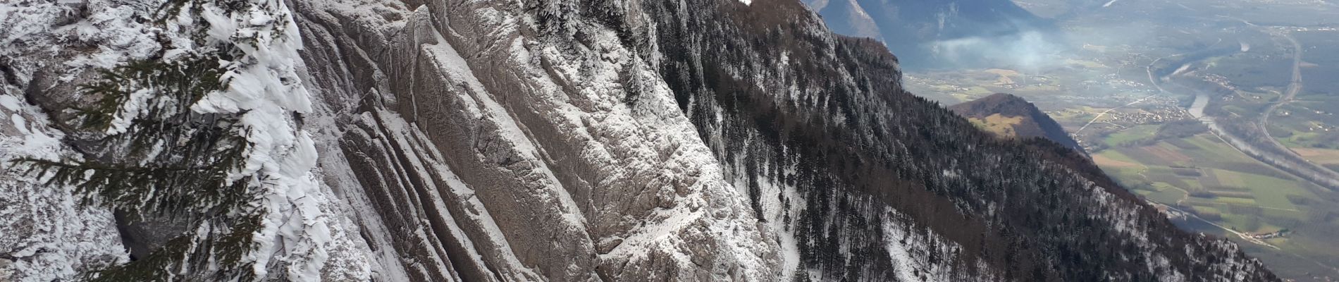 Randonnée Raquettes à neige Autrans-Méaudre en Vercors - Bec de l'orient en circuit - Photo