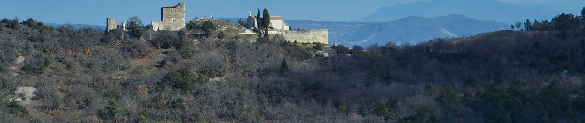 Randonnée Marche Allan - Allan Château de Rochefort en Valdaine - Photo