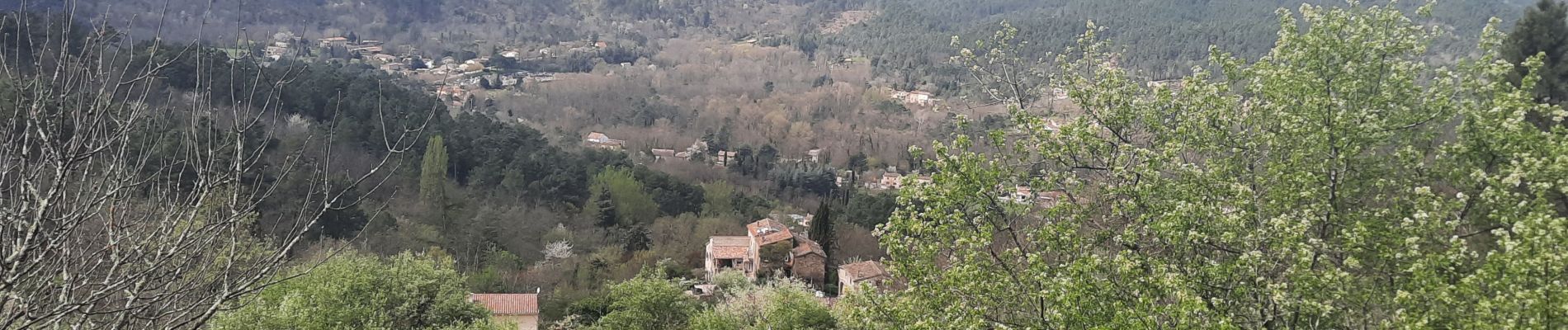 Tocht Stappen Saint-Paul-le-Jeune - St-Paul le jeune-Chapelle St Sébastien 18km. - Photo