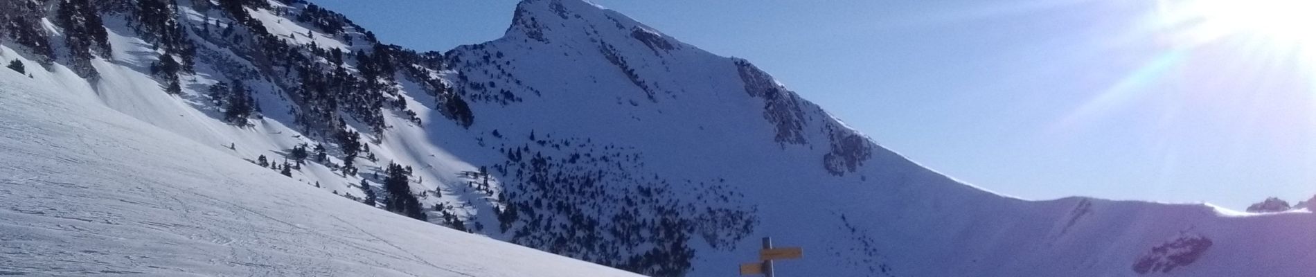 Tour Skiwanderen Le Châtelard - col de Rossanaz - Photo