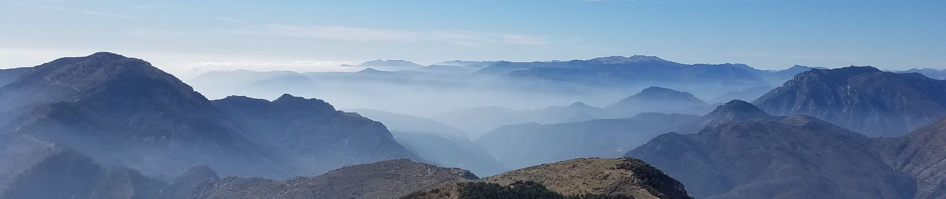 Randonnée Marche Duranus - Cime de Roccassièra (1501m) et ruines de Rocca Sparviera - Photo