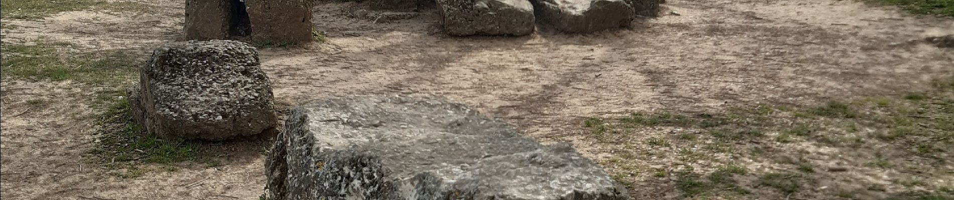 Excursión Senderismo Durbuy - entre le menhir Pire Hena et le dolmen de Weris ... wouai... - Photo