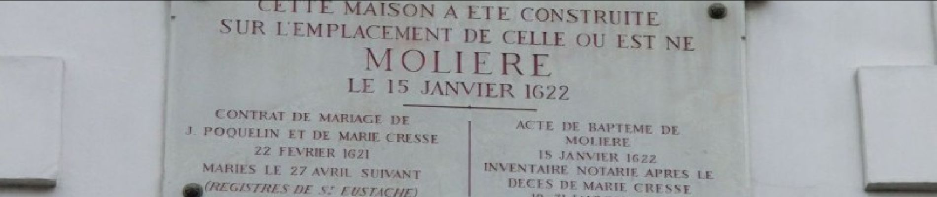 Point d'intérêt Paris - Vrai lieu de la naissance de Molière - Photo