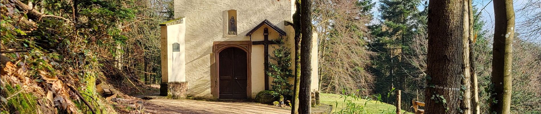 Tour Wandern Ottersthal - Saverne - chapelles Ste Barbe et St Michel - château Warthenberg - Photo