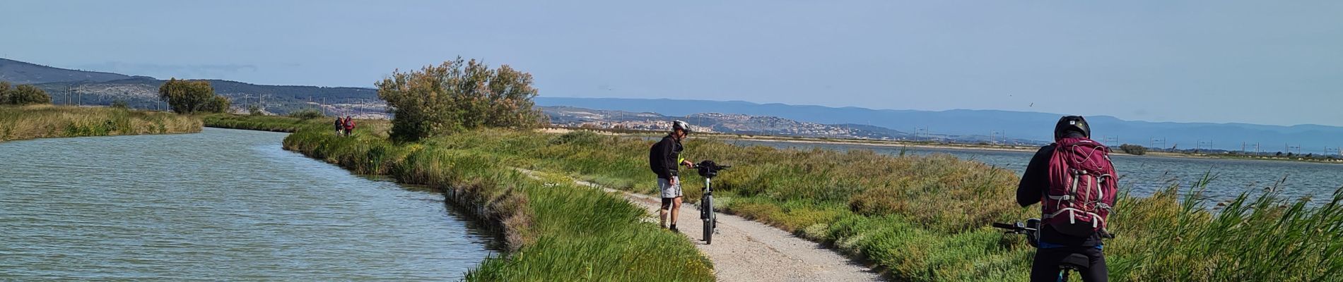 Excursión Bici de montaña Port-la-Nouvelle - Port la Nouvelle ( parking île Ste Lucie ) Bages d 'Aude - Photo